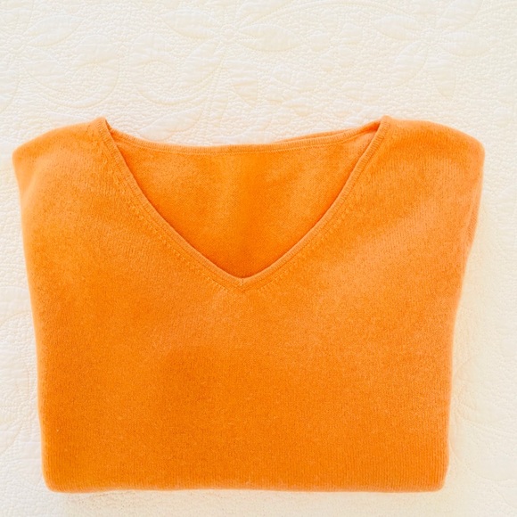 Cashmere V Neck Sweater - Picture 2 of 6